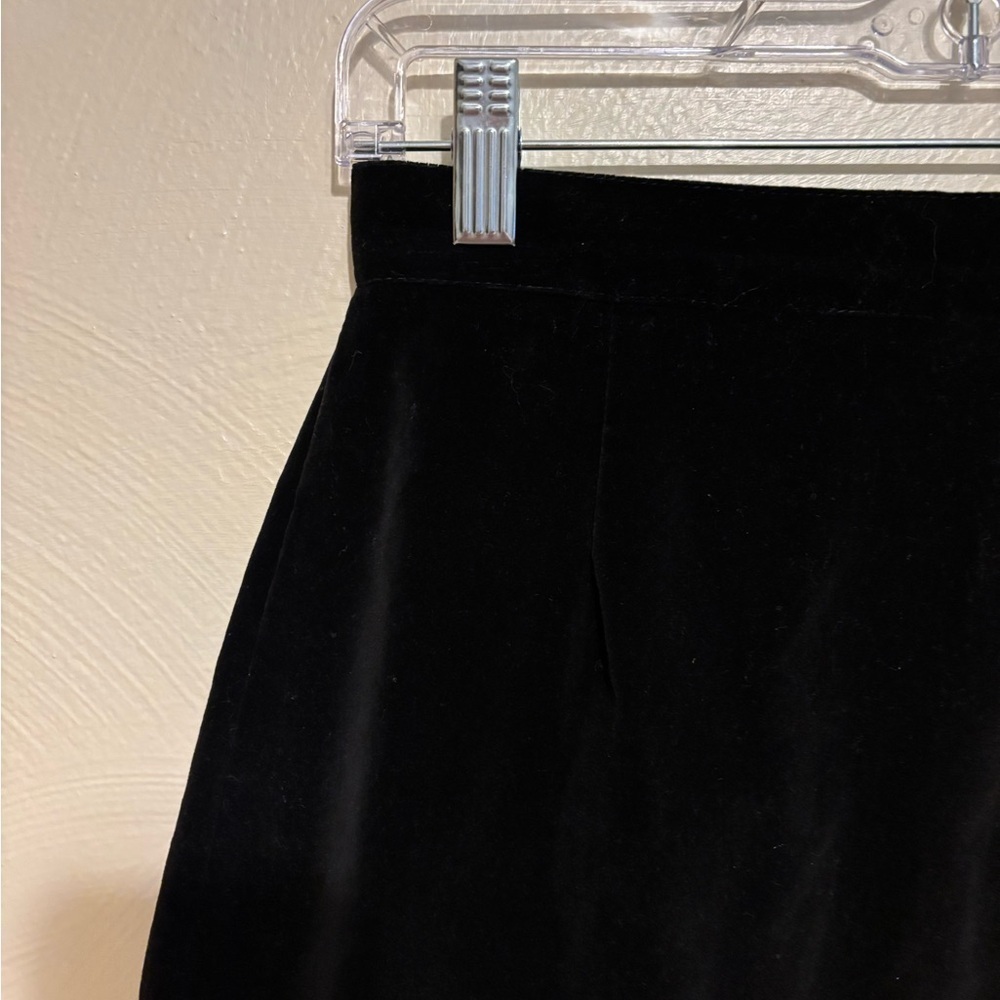 Women’s Vintage Claude velvet skirt size 9-10 - Picture 6 of 9